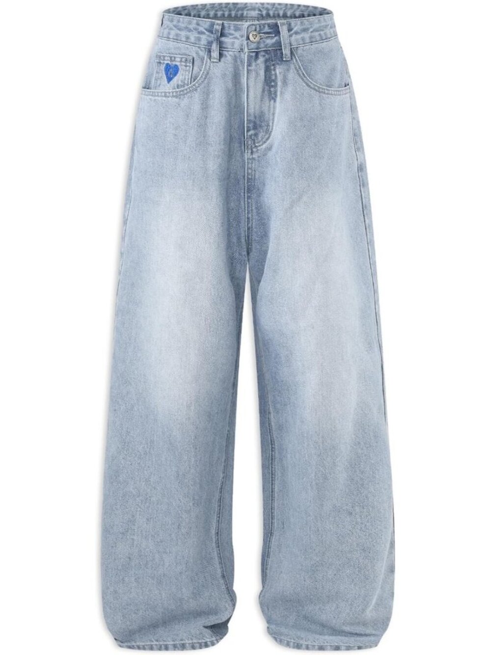 High-Waisted Wide Leg Jeans for Women | Casual Loose Y2K Baggy Denim Pants